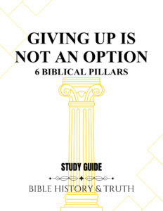 Giving Up is Not an Option: 6 Biblical Pillars - Digital Study Guide